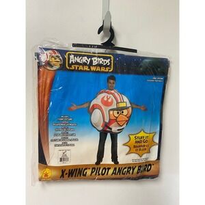 Angry Birds Star Wars Luke Fighter Pilot Adult Costume, Multicolor, One Size